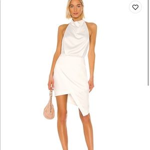 BNWT Elliatt Camo dress in white szL large bride bridal bachelorette Revolve